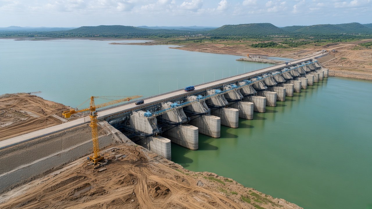 Annaram Barrage Earthworks